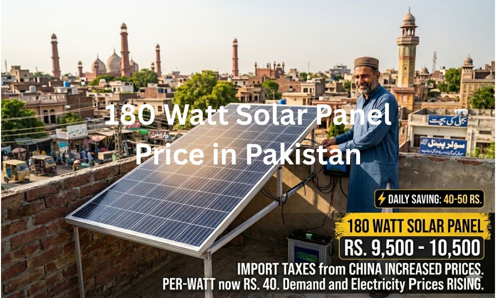 180 Watt Solar Panel Price in Pakistan