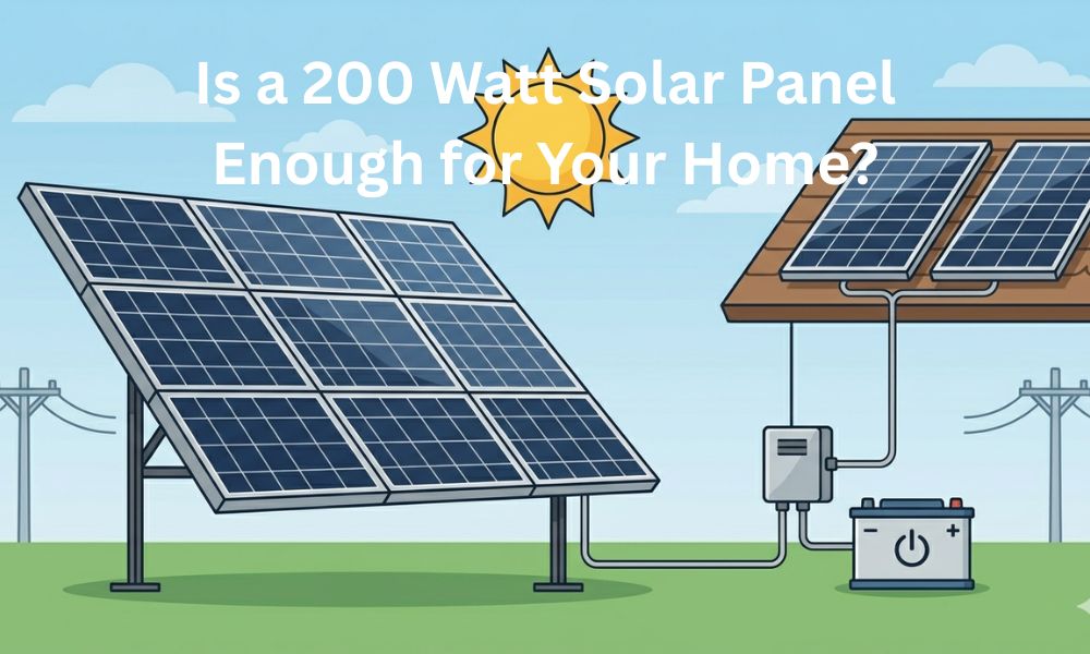 Is a 200 Watt Solar Panel Enough for Your Home?