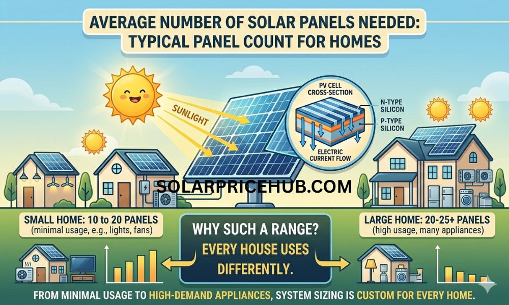 Average Number of Solar Panels Needed