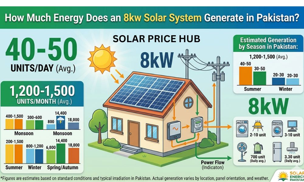 How Much Energy Does an 8kw Solar System Generate?