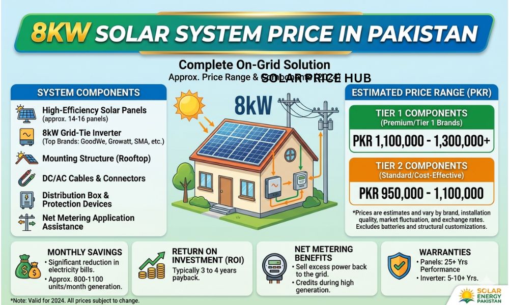 8kw Solar System Price in Pakistan
