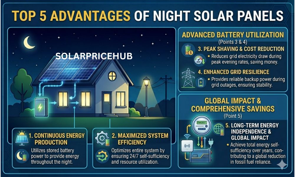 Top 5 Advantages of Night Solar Panels