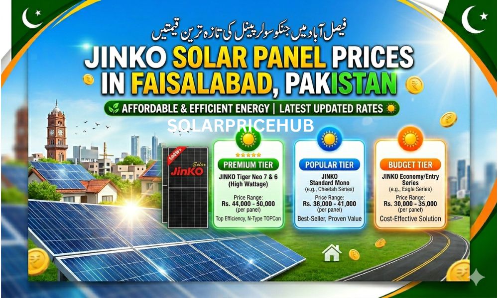JINKO Solar Panel Prices in FAISALABAD 