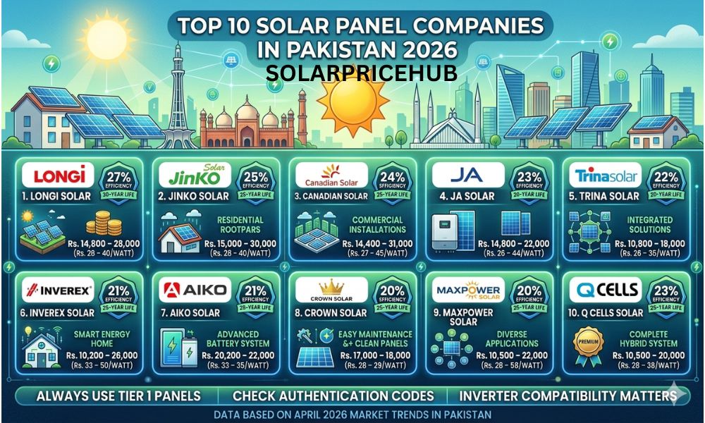 Top 10 Solar Panel Companies in Pakistan