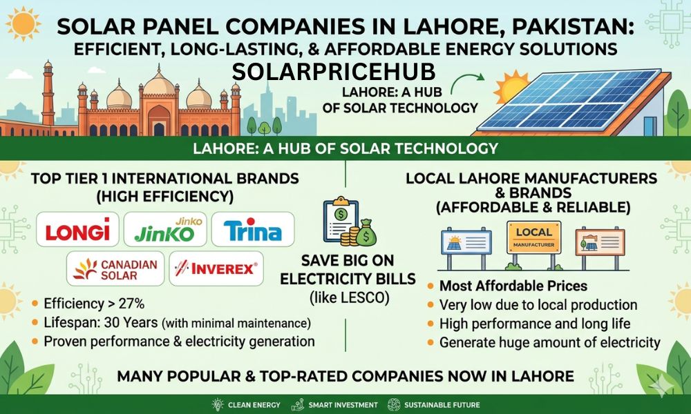 Top 10 Solar Panel Companies in Lahore