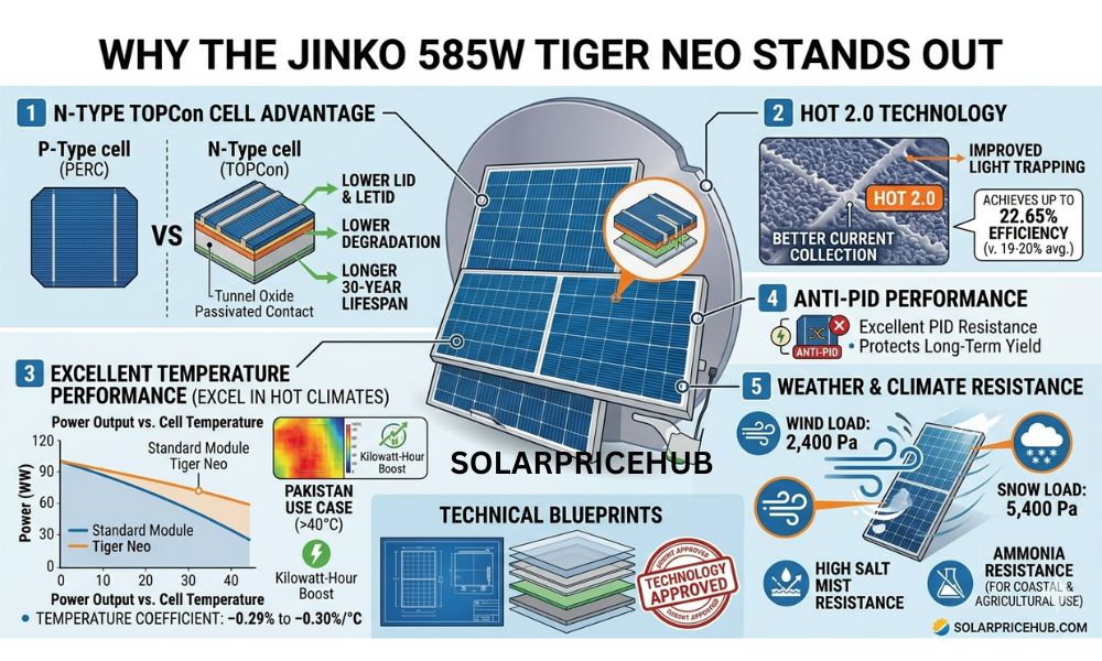 What Makes the Jinko 585W Tiger Neo Stand Out?