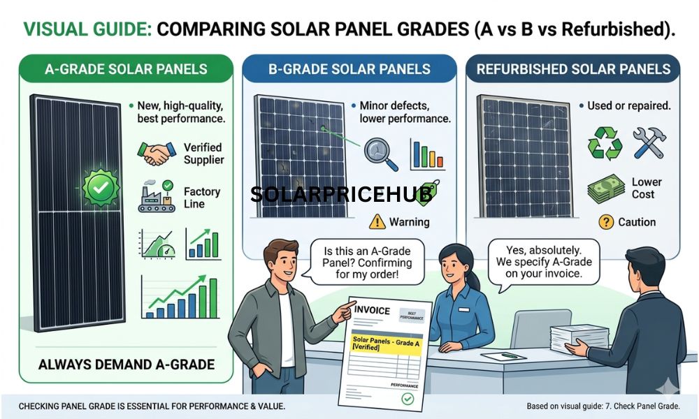 Check Panel Grade (A Grade vs B Grade)