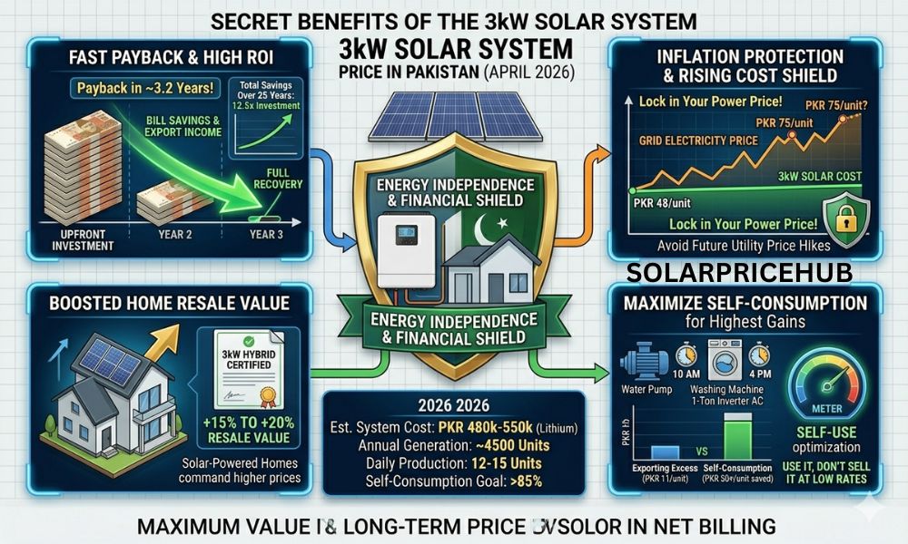 Secret Benefits Of 3kw Solar System Price in Pakistan