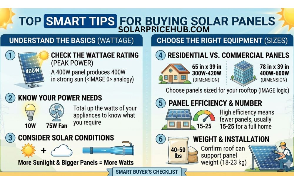 Top Smart Tips for Buying Solar Panels