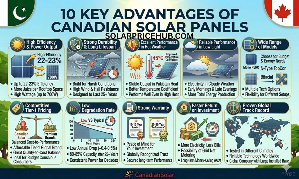 Top 10 Advantages of Canadian Solar Panels