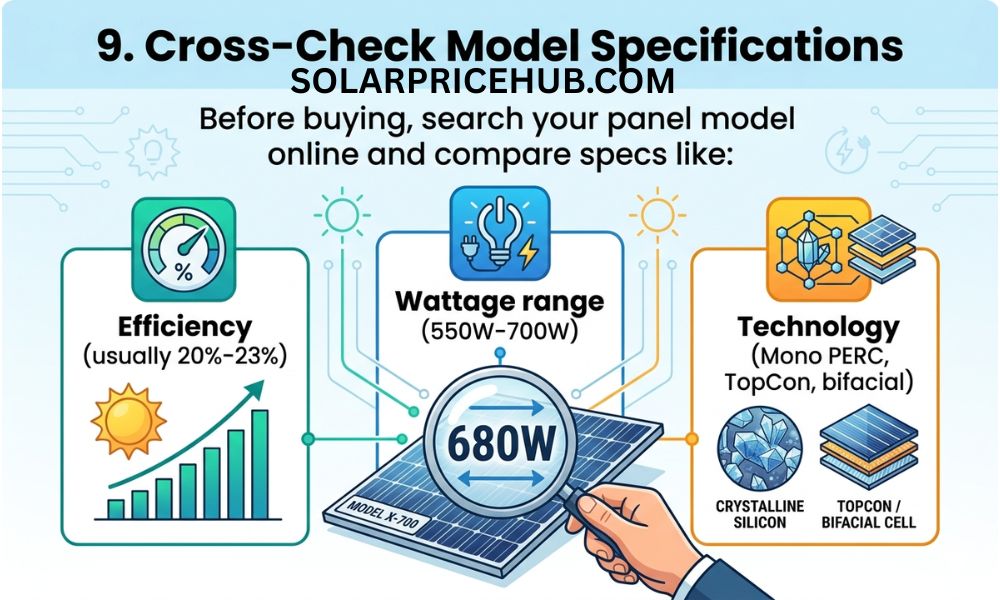 Cross-Check Model Specifications