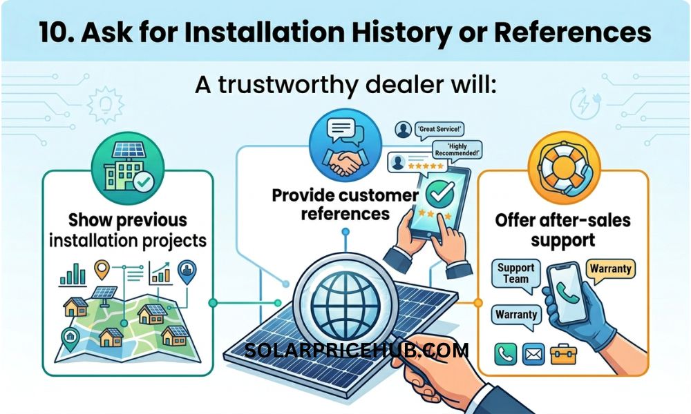 Ask for Installation History or References