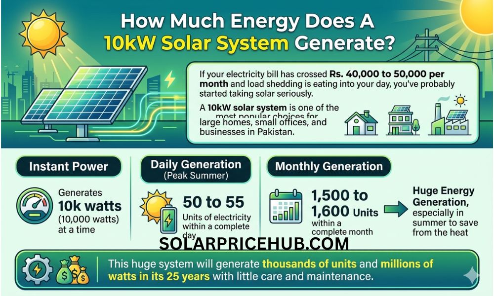 How Much Energy Does A 10kW Solar System Generate?
