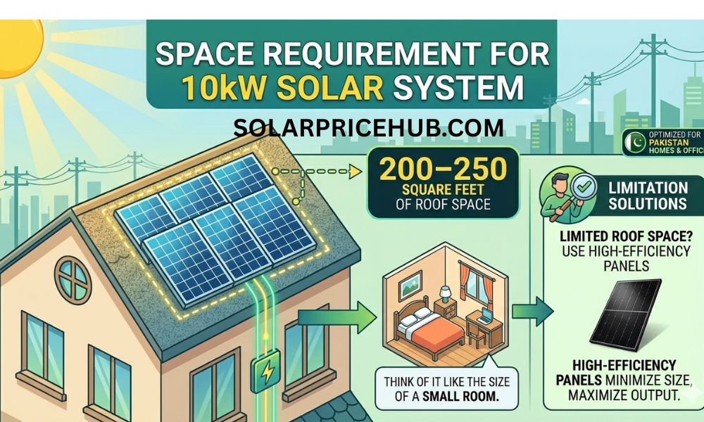 Space Requirement for 10kW Solar System