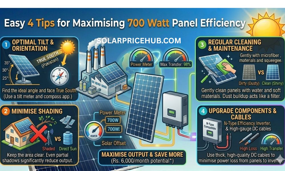 Easy 4 Tips for Maximising 700 Watt Panel Efficiency