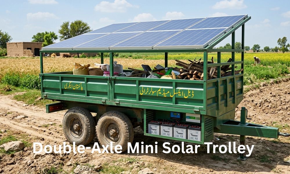 Double-Axle Medium Solar Trolley