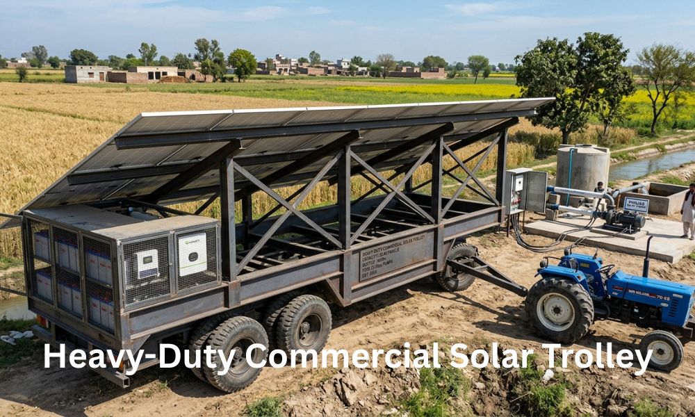 Heavy-Duty Commercial Solar Trolley