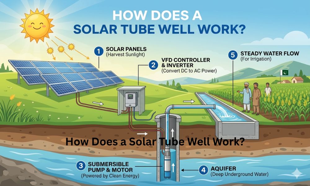 How Does a Solar Tube Well Work?