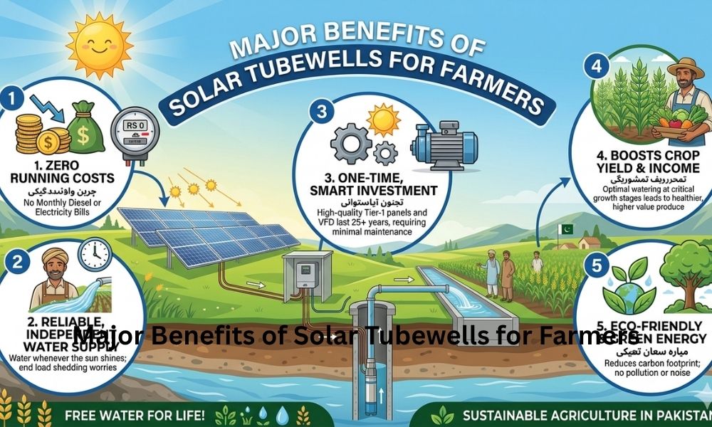 Major Benefits of Solar Tubewells for Farmers