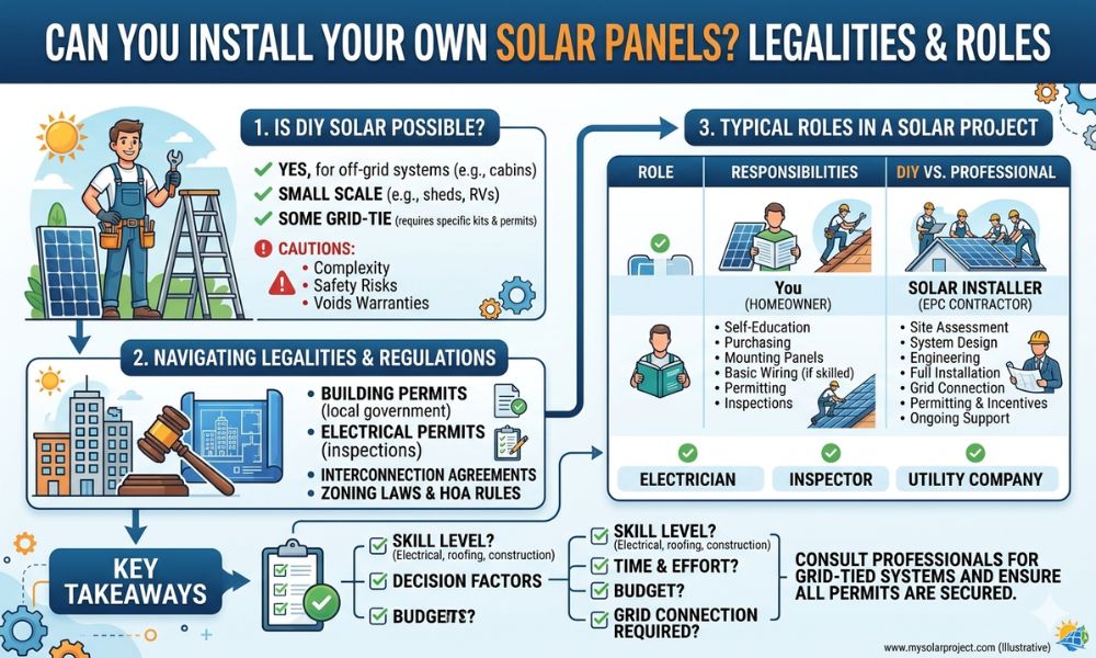 Can You Install Your Own Solar Panels?