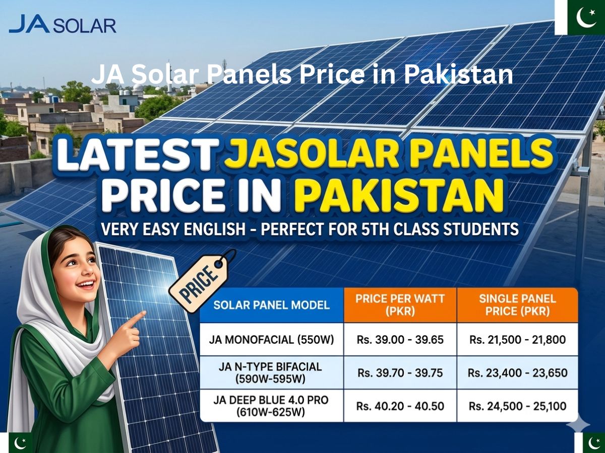 JA Solar Panels Price in Pakistan