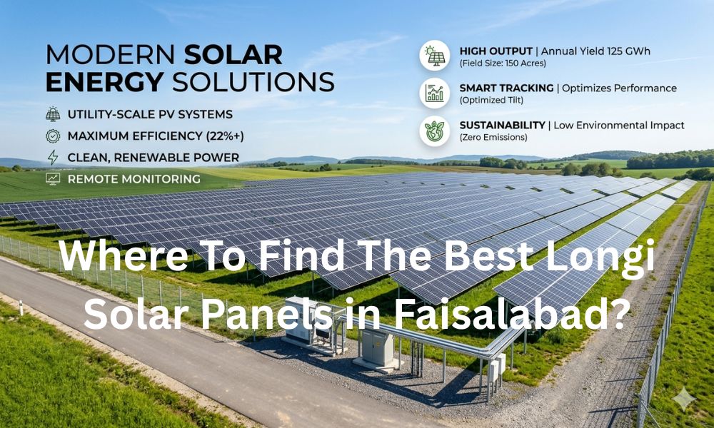 Where To Find The Best Longi Solar Panels in Faisalabad?