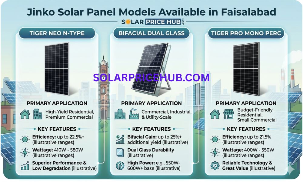 Jinko Solar Panel Models Available in Faisalabad