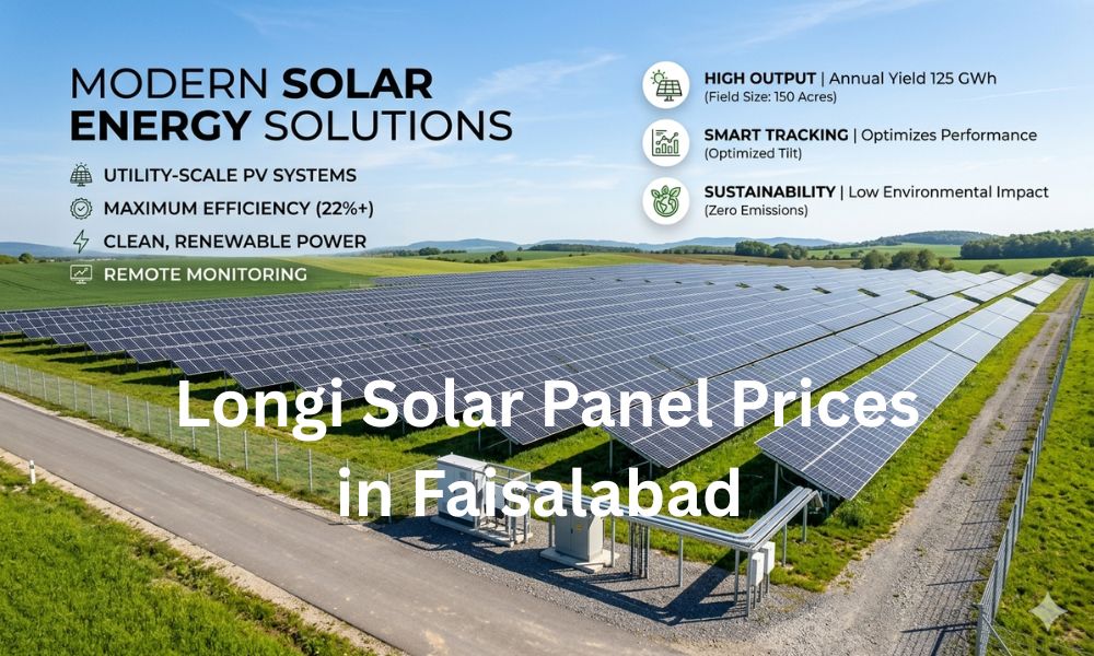 Longi Solar Panel Prices in Faisalabad