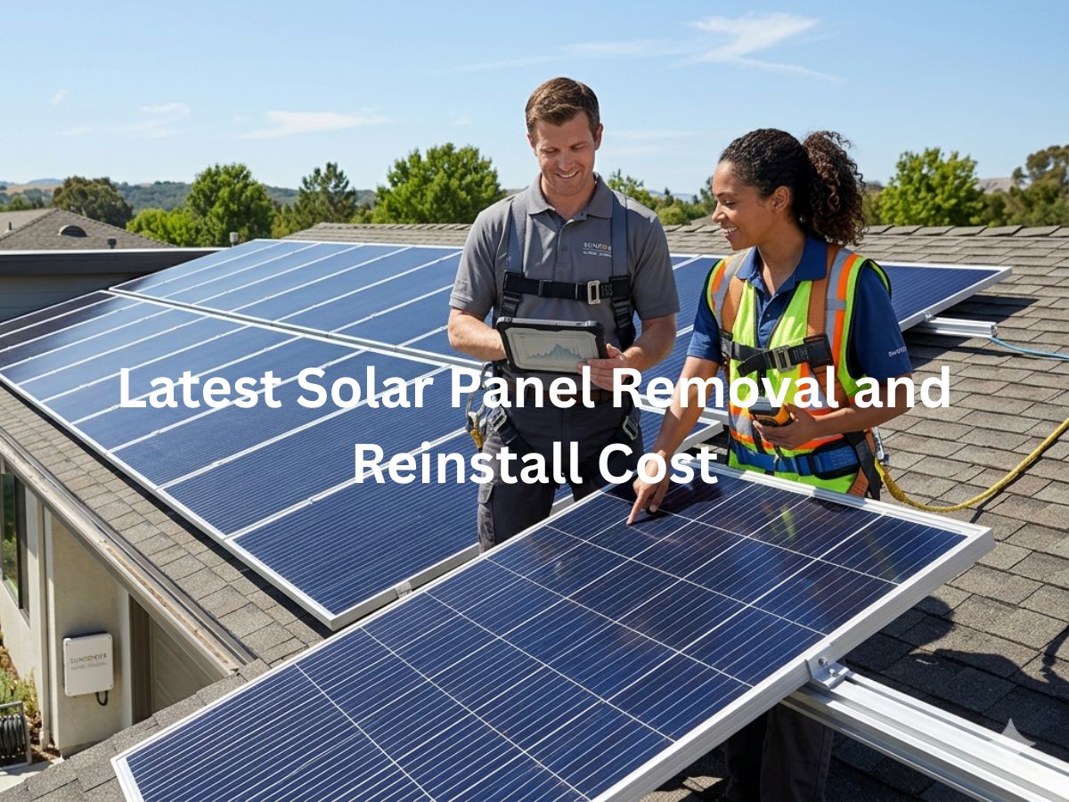 Latest Solar Panel Removal and Reinstall Cost