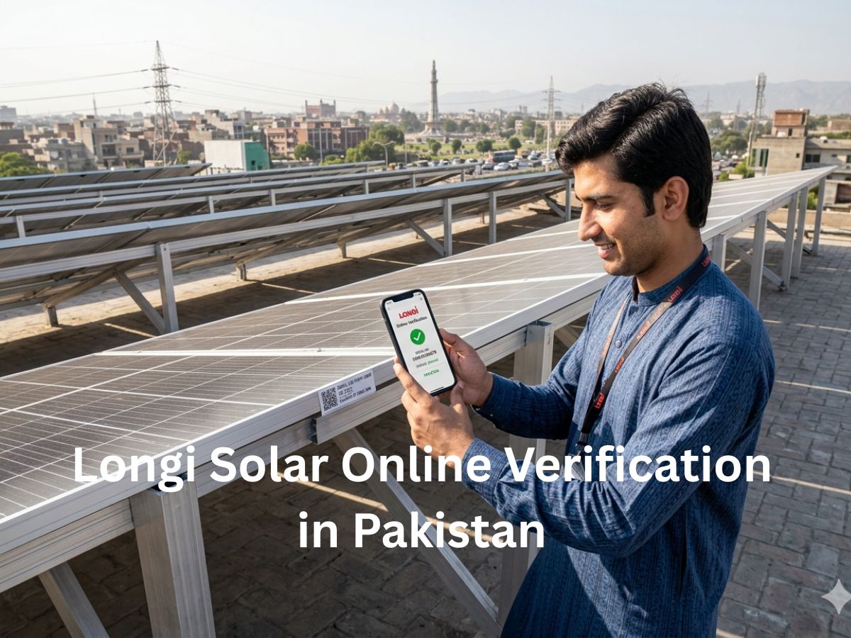 Longi Solar Online Verification in Pakistan