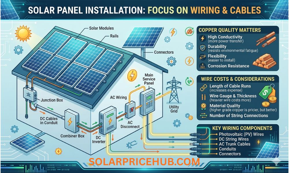 Wires Cost on Solar Panel Installation