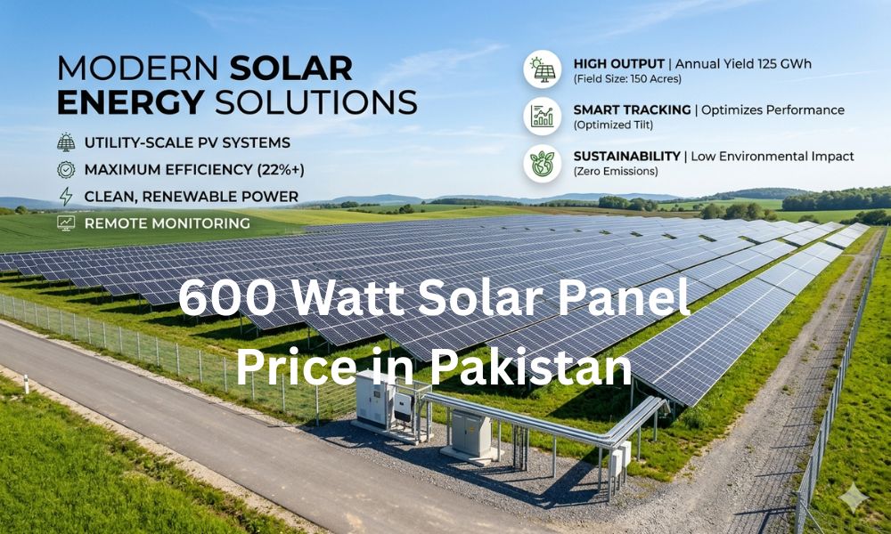 600 Watt Solar Panel Price in Pakistan Today