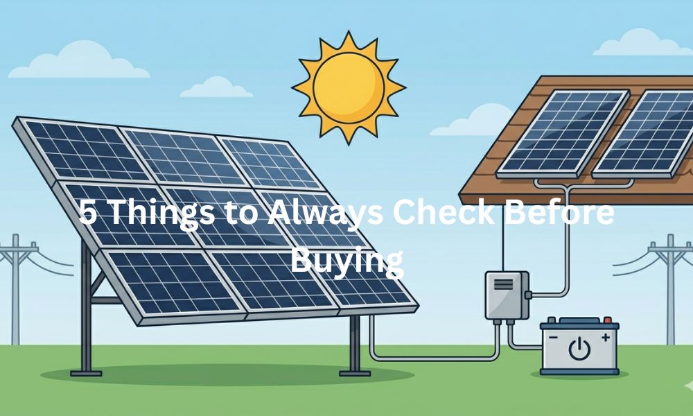 5 Things to Always Check Before Buying