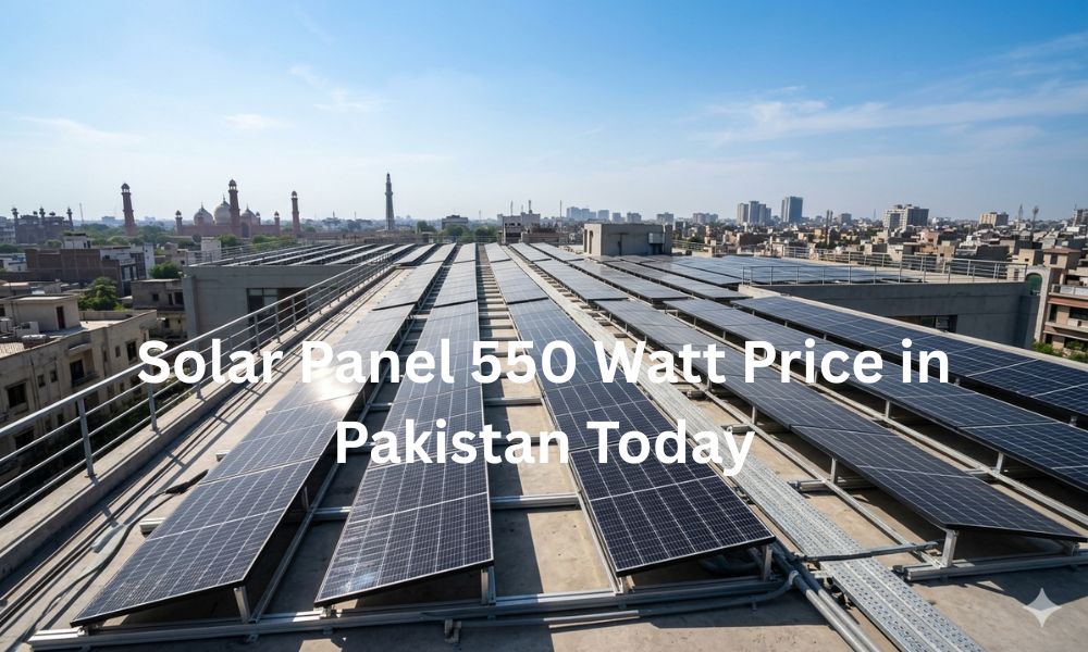Solar Panel 550 Watt Price in Pakistan Today