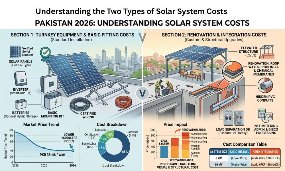 Understanding the Two Types of Solar System Costs