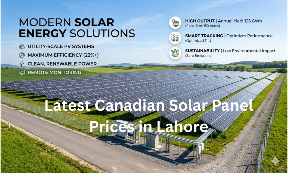 Latest Canadian Solar Panel Prices in Lahore