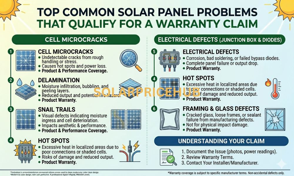 Top Common Solar Panel Problems That Qualify for a Warranty Claim