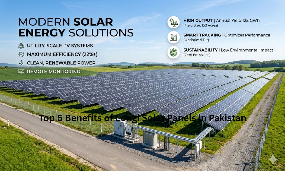 Top 5 Benefits of Longi Solar Panels in Pakistan