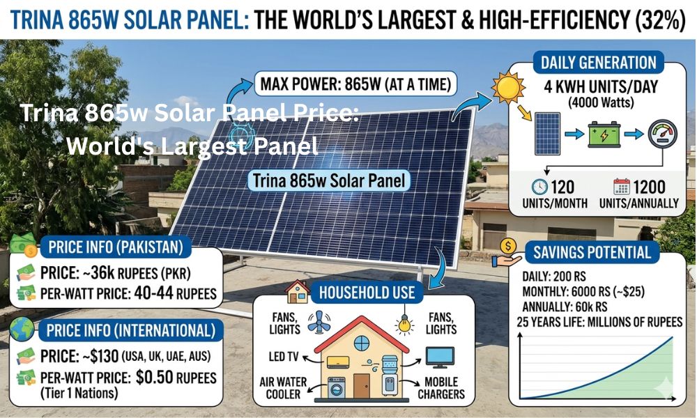 Trina 865w Solar Panel Price