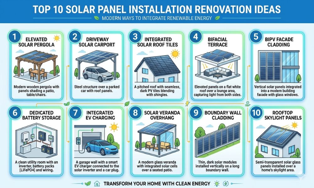 Top 10 Solar Panel Installation Renovation Ideas