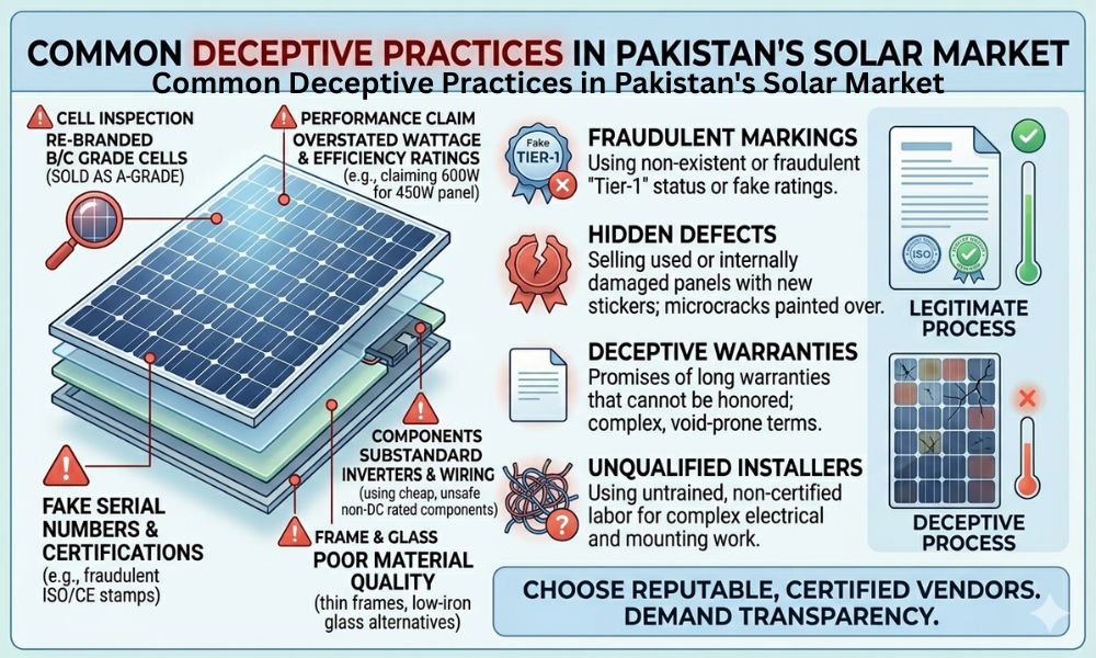 Common Deceptive Practices in Pakistan's Solar Market