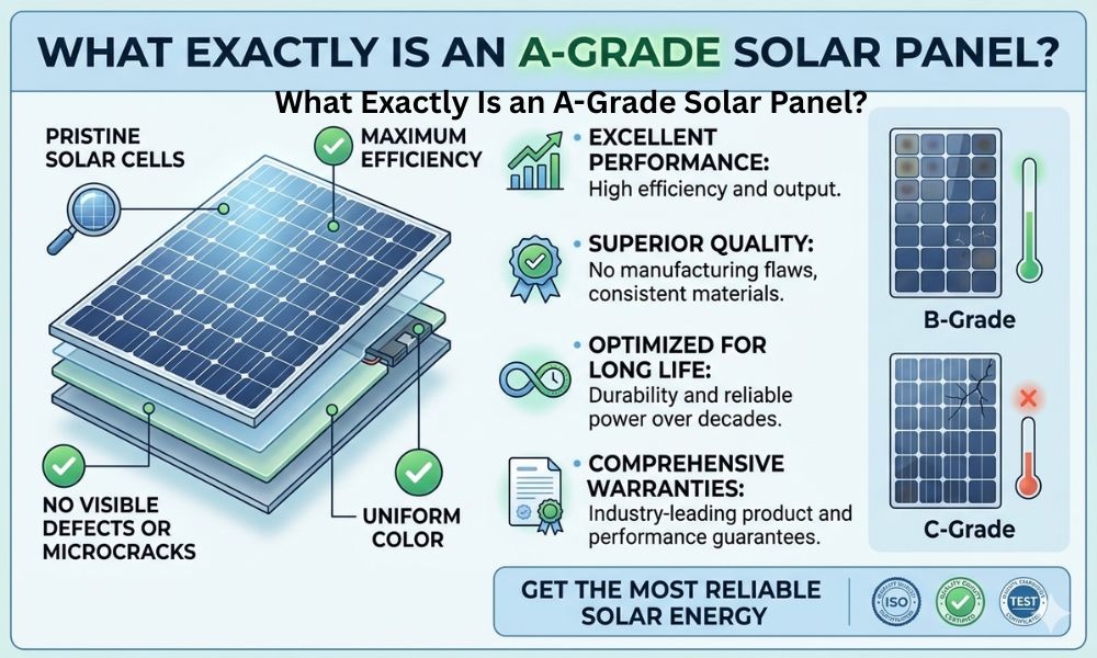 What Exactly Is an A-Grade Solar Panel?