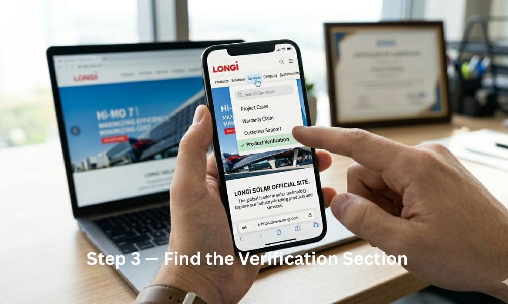 Step 3 — Find the Verification Section