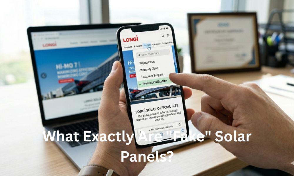 What Exactly Are "Fake" Solar Panels?