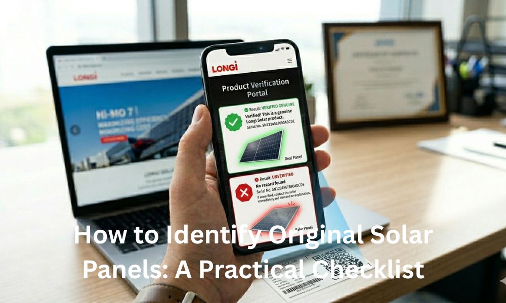 How to Identify Original Solar Panels: A Practical Checklist