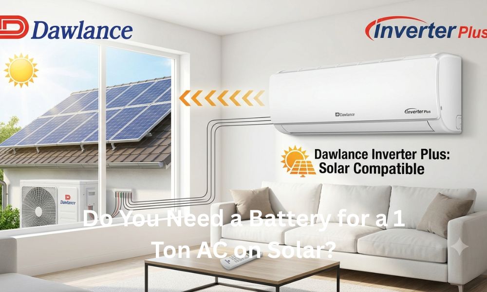 Do You Need a Battery for a 1 Ton AC on Solar?