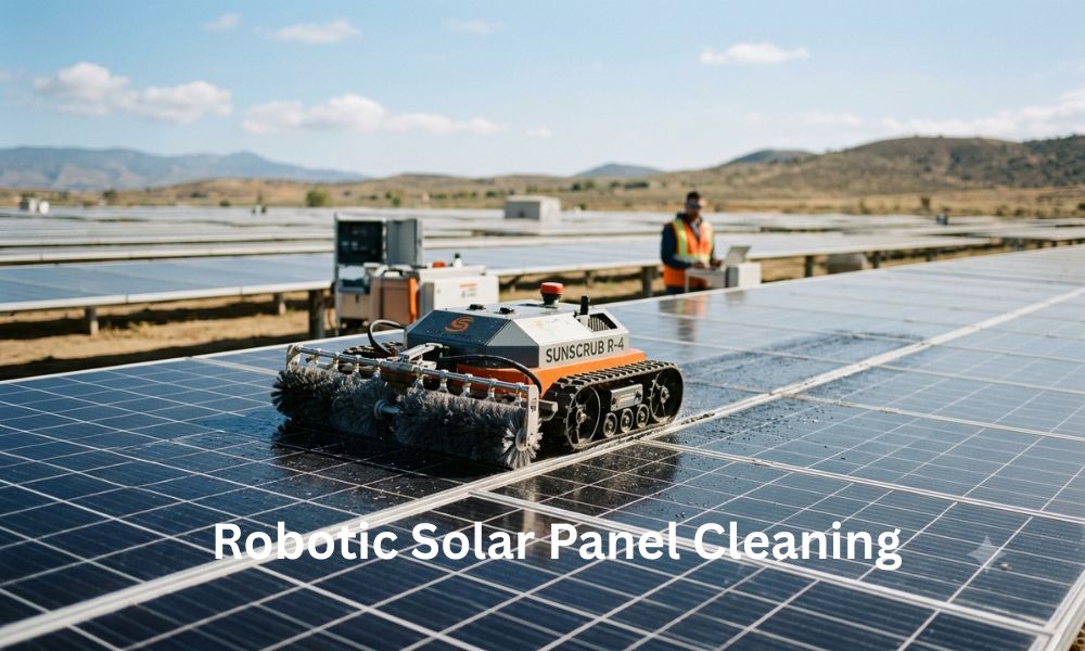 Robotic Solar Panel Cleaning