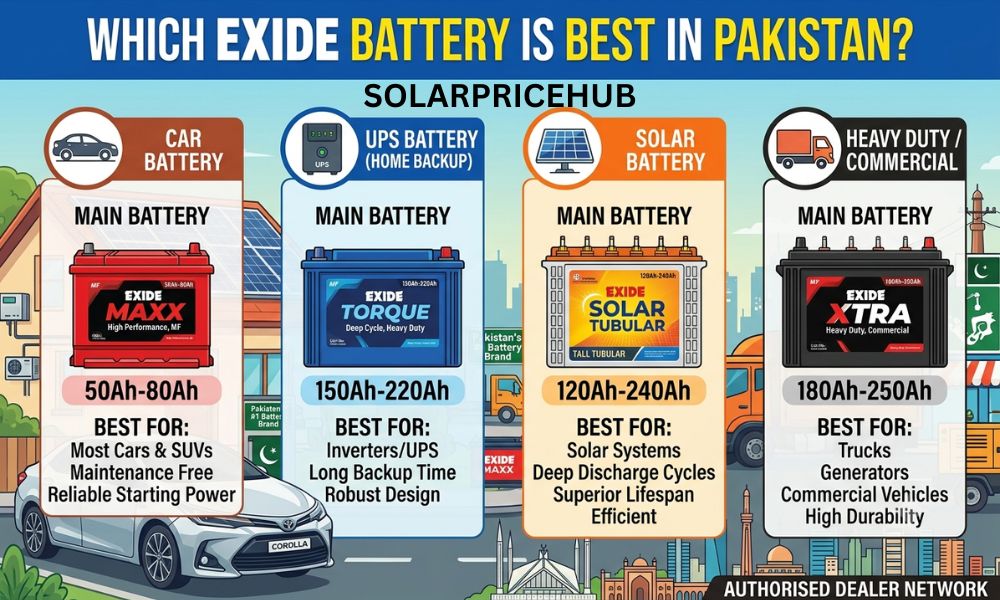 Which Exide Battery is Best in Pakistan