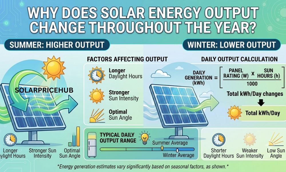 Why Does Energy Output Change Throughout the Year?