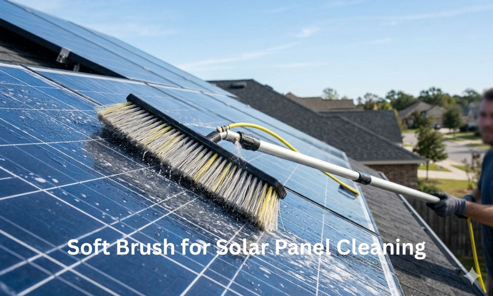 Soft Brush for Solar Panel Cleaning